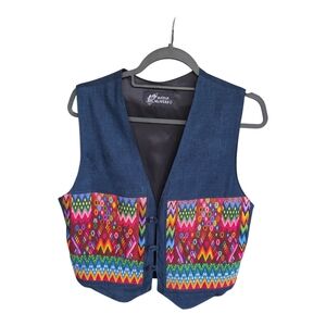 MAYAN WEAVERS VEST SIZE L